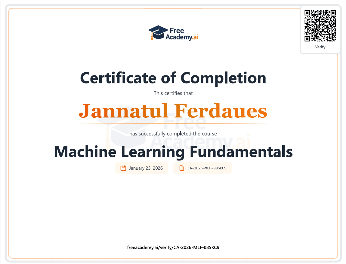 Machine Learning Fundamentals