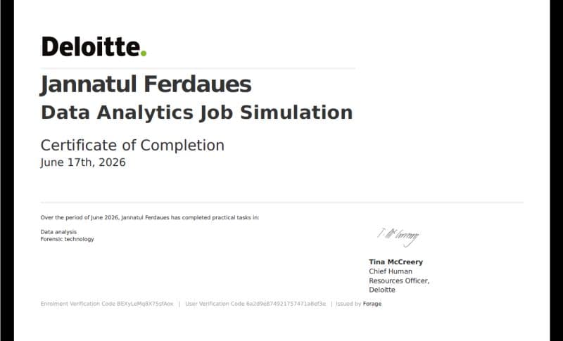 Data Analytics Job Simulation